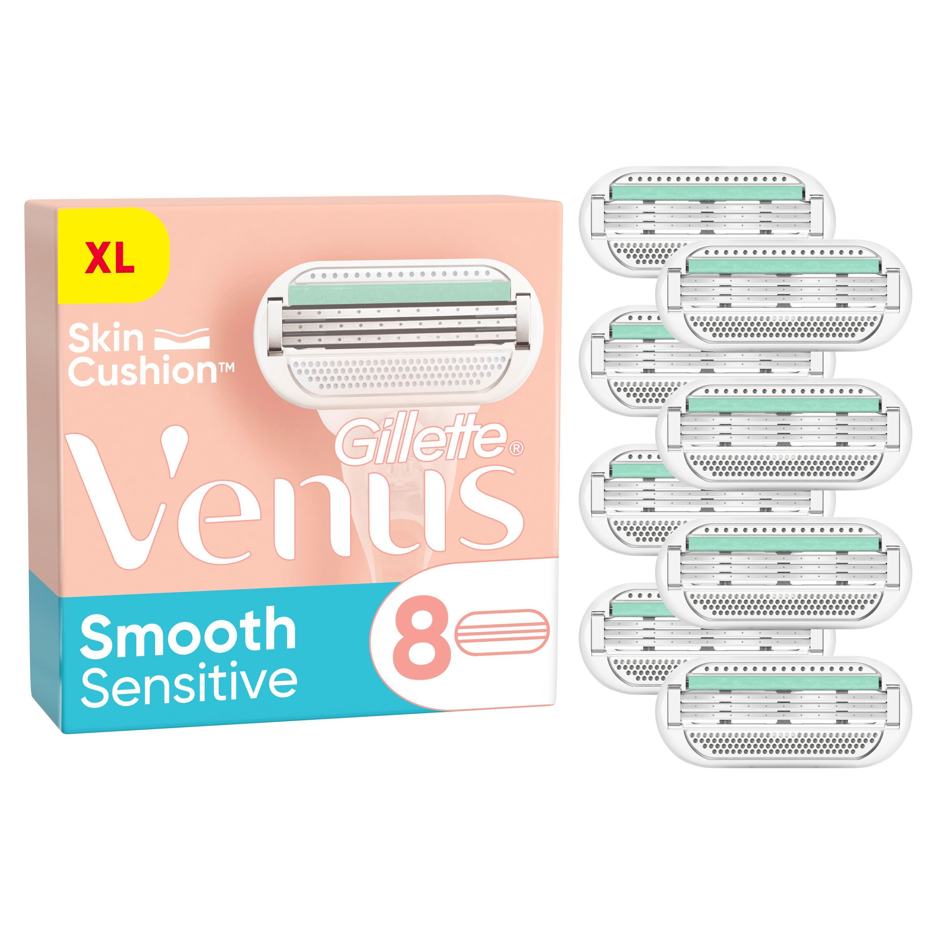 Gillette Venus Smooth Sensitive Rakblad 8 st