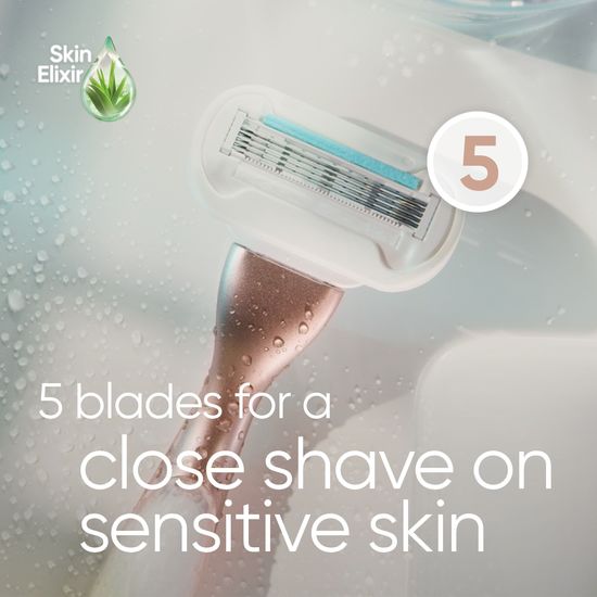 Gillette Venus Deluxe Smooth Sensitive RoseGold Rakhyvel 1 Blad