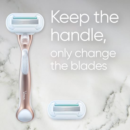 Gillette Venus Deluxe Smooth Sensitive RoseGold Rakhyvel 1 Blad