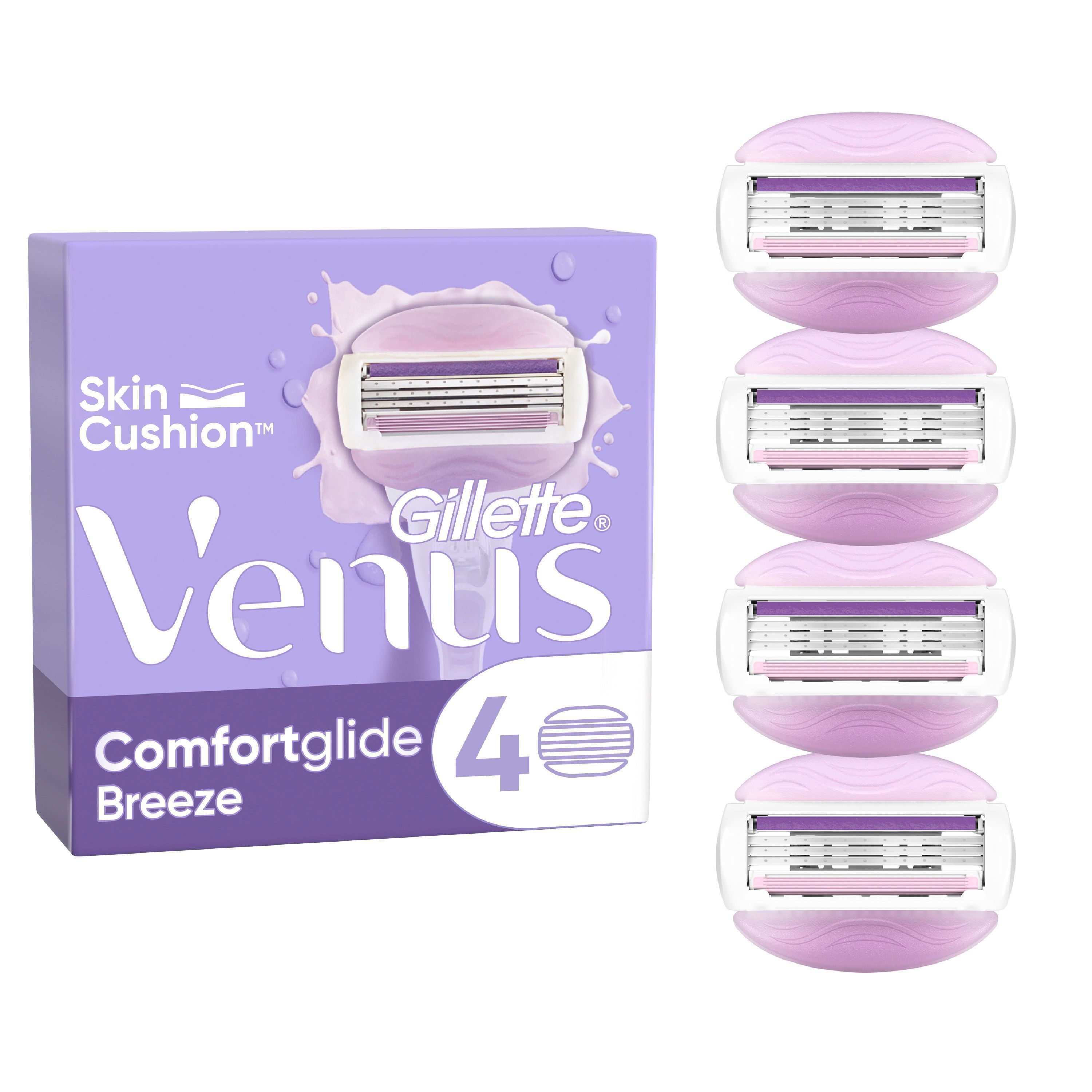 Gillette Venus ComfortGlide Breeze Rakblad 4 st