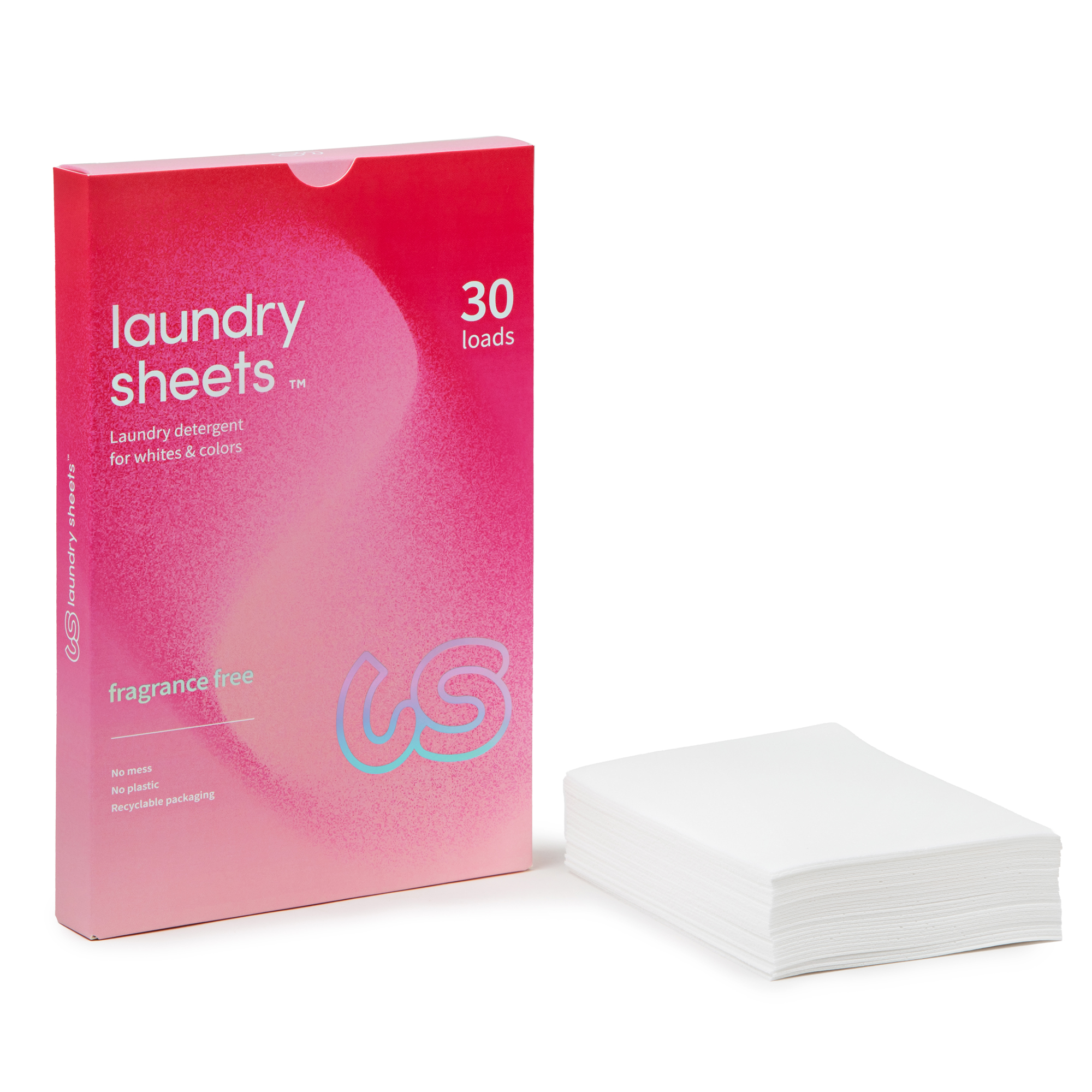 Laundry Sheets Fragrance Free 30-pack