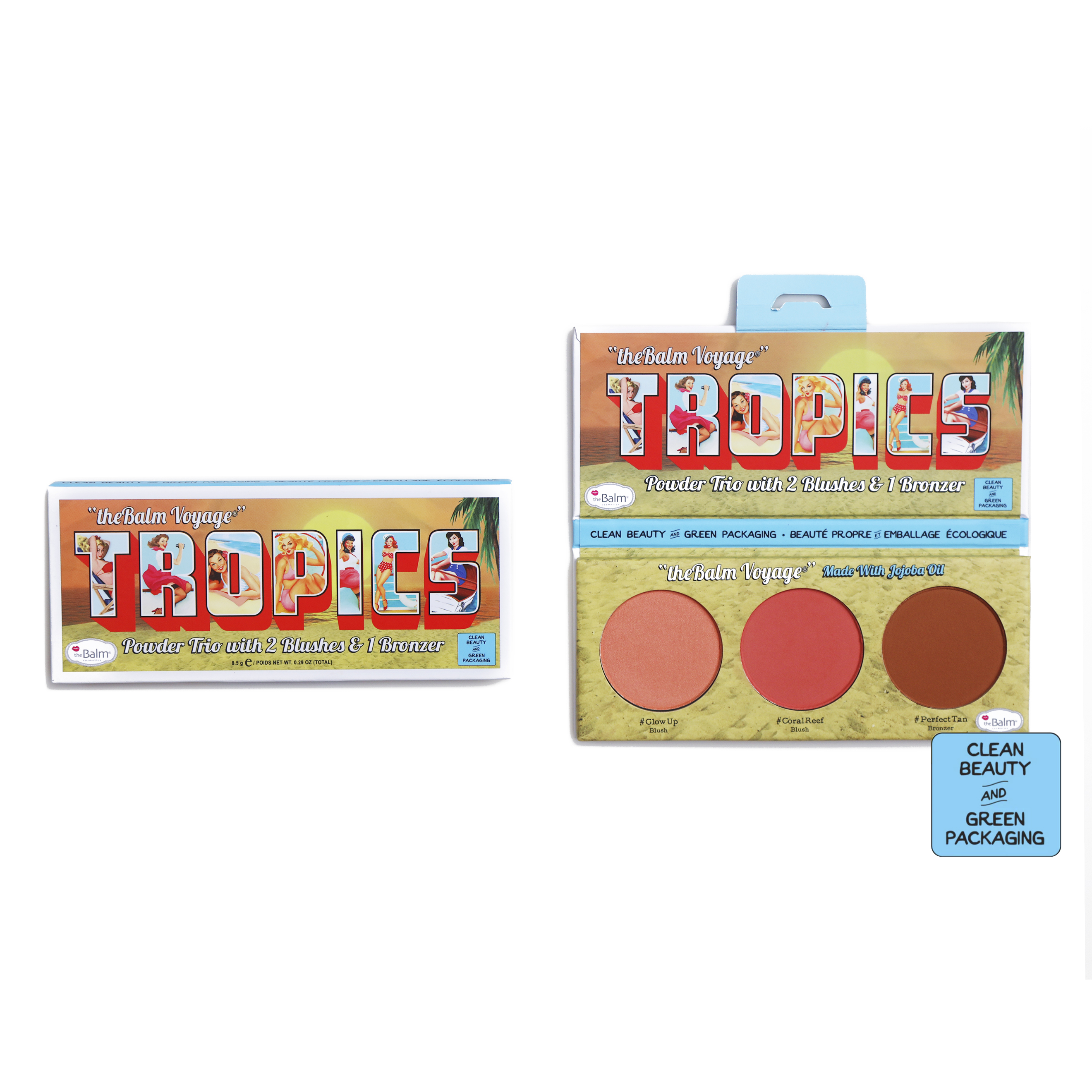 theBalm Voyage - Tropics Powder Trio 8,5 g
