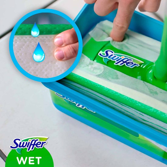Swiffer Sweeper Fuktiga Refilldukar För Golv Med Lemon Doft 2 x 24 st