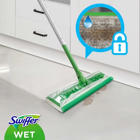 Swiffer Sweeper Fuktiga Refilldukar För Golv Med Lemon Doft 2 x 24 st