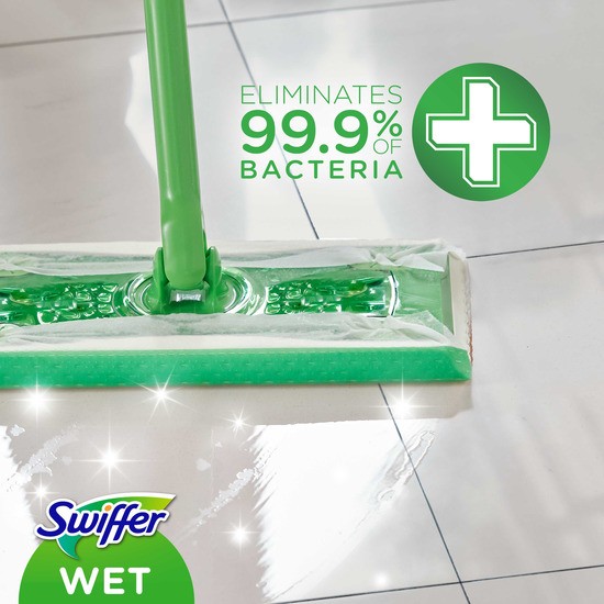 Swiffer Sweeper Fuktiga Refilldukar För Golv Med Lemon Doft 2 x 24 st