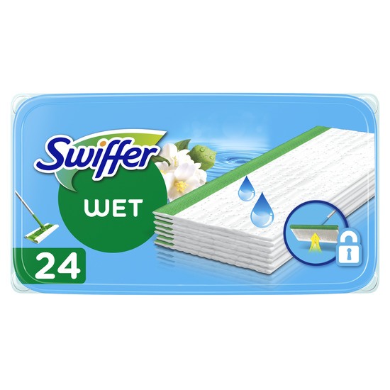 Swiffer Sweeper Fuktiga Refilldukar med Fräsch Doft 24 st