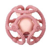 Nattou Soft Silicone Aktivitetsboll Rosa