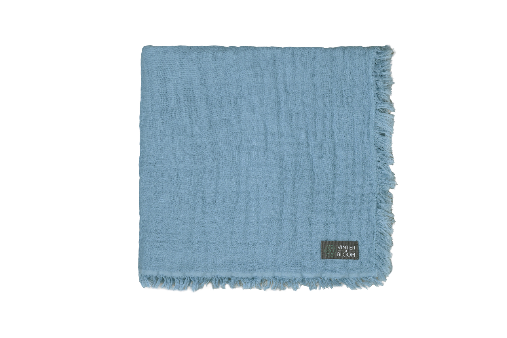 Vinter & Bloom Filt Feather Muslin EKO Dim Blue