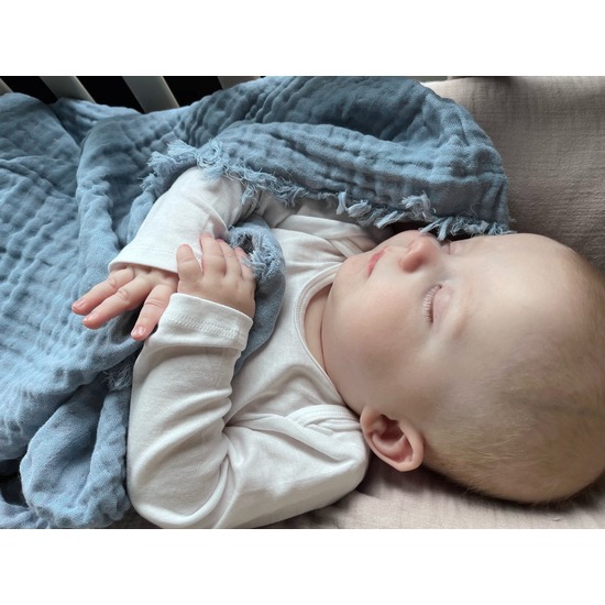 Vinter & Bloom Filt Feather Muslin EKO Dim Blue