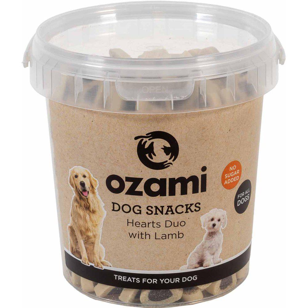 Ozami Dog Snacks Hearts Duo Lamb 500 g
