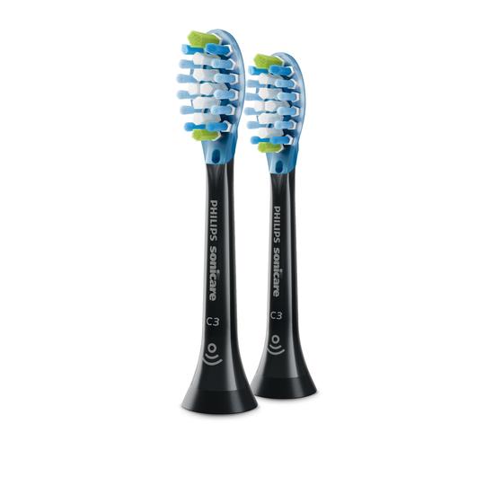 Philips Sonicare Tandborsthuvuden Refill 2-pack Svart Premium Plaque Defense