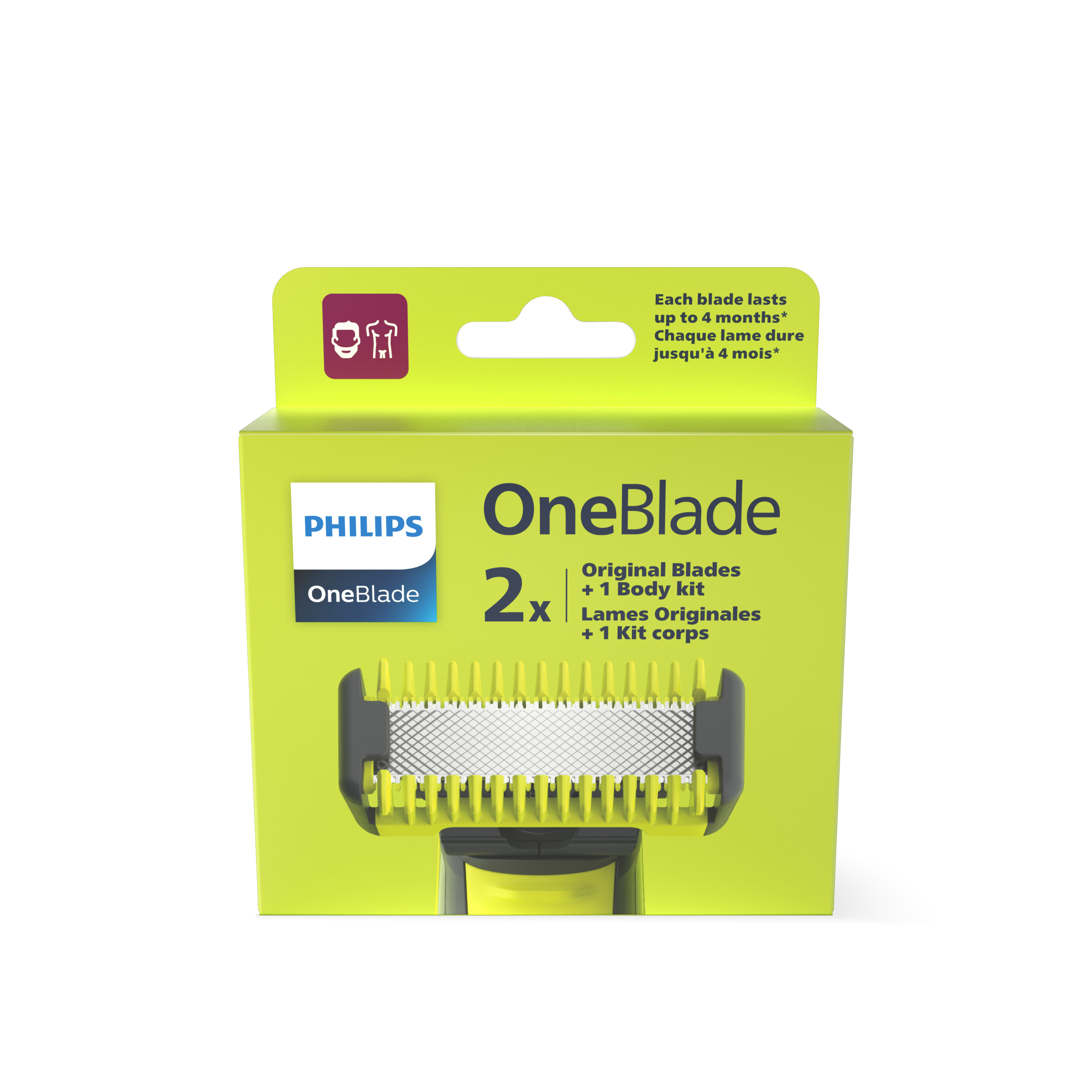 Philips OneBlade Refill 2-pack Face & Body