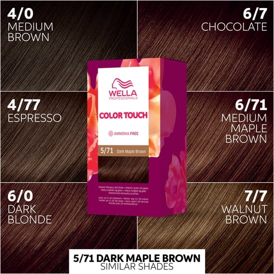 Wella Color Touch Deep Brown Dark Maple Brown 5/71 130 ml