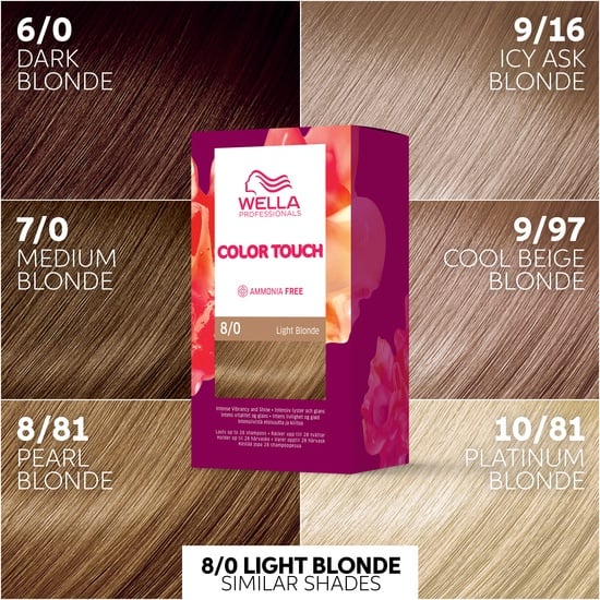 Wella Color Touch Pure Naturals Light Blonde 8/0 130 ml