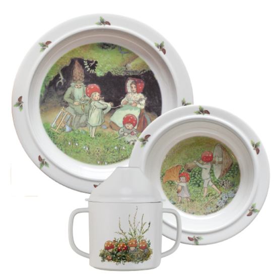 Rätt Start Elsa Beskow Tomebobarnen Barnservis 3-del