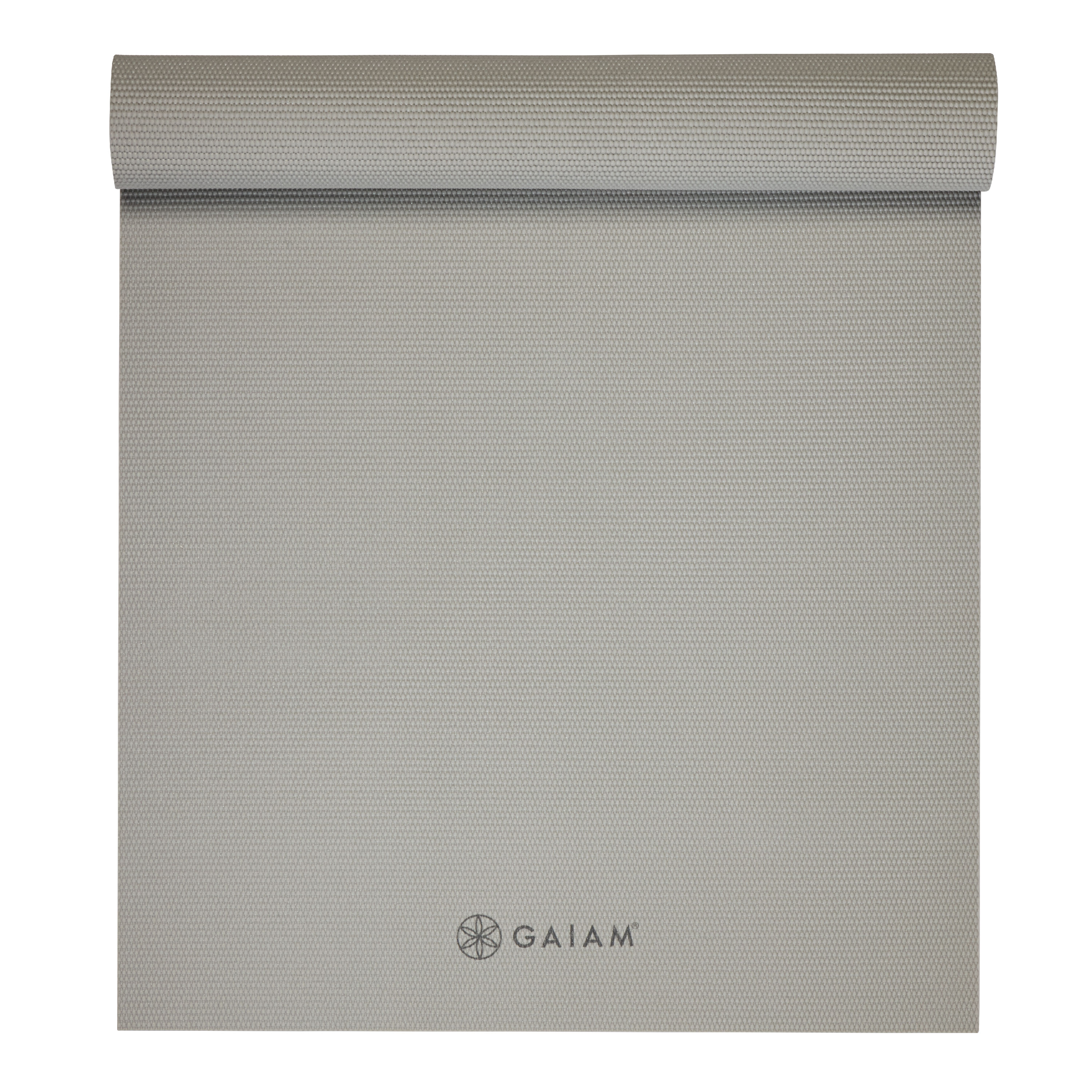 Gaiam Solid Yoga Mat Sustained Grey 5 mm