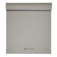 Gaiam Solid Yoga Mat Sustained Grey 5 mm