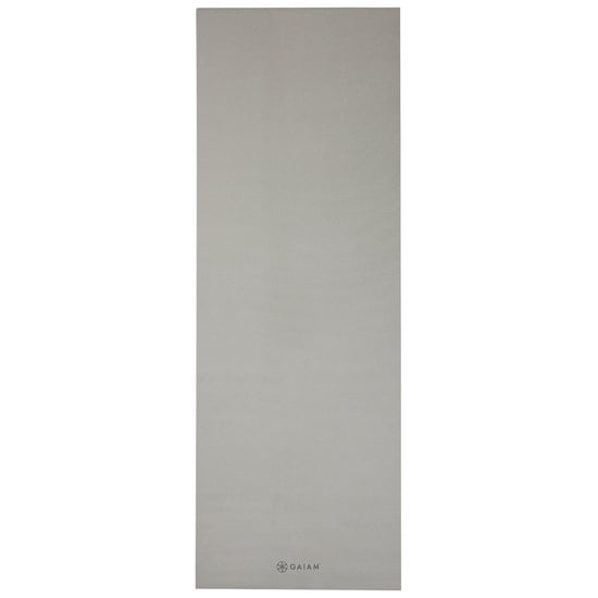 Gaiam Solid Yoga Mat Sustained Grey 5 mm