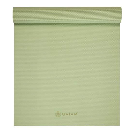 Gaiam Solid Yoga Mat Cool Matcha 5 mm 