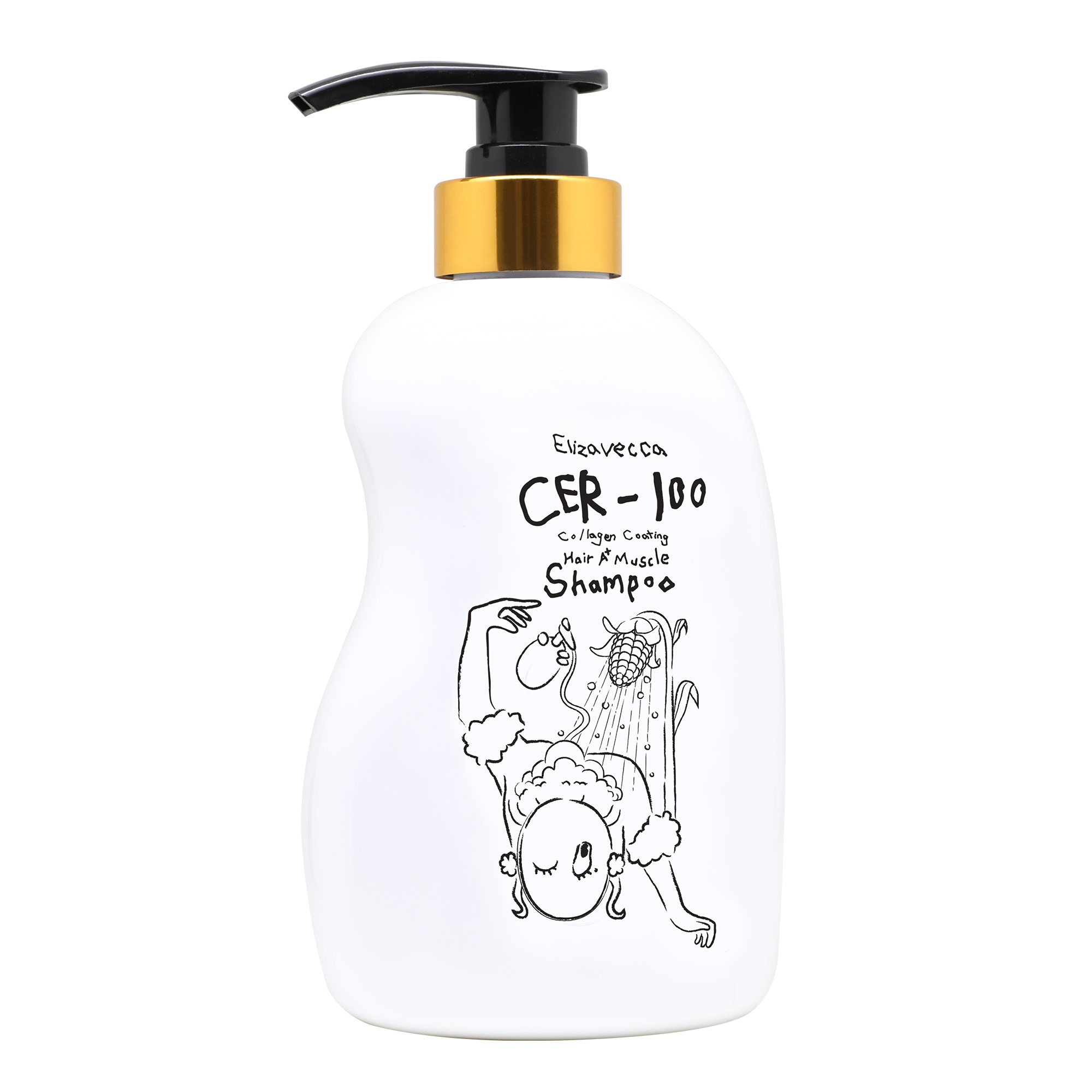 Elizavecca CER-100 Collagen Coating Hair A+ Muscle Shampoo 500 ml