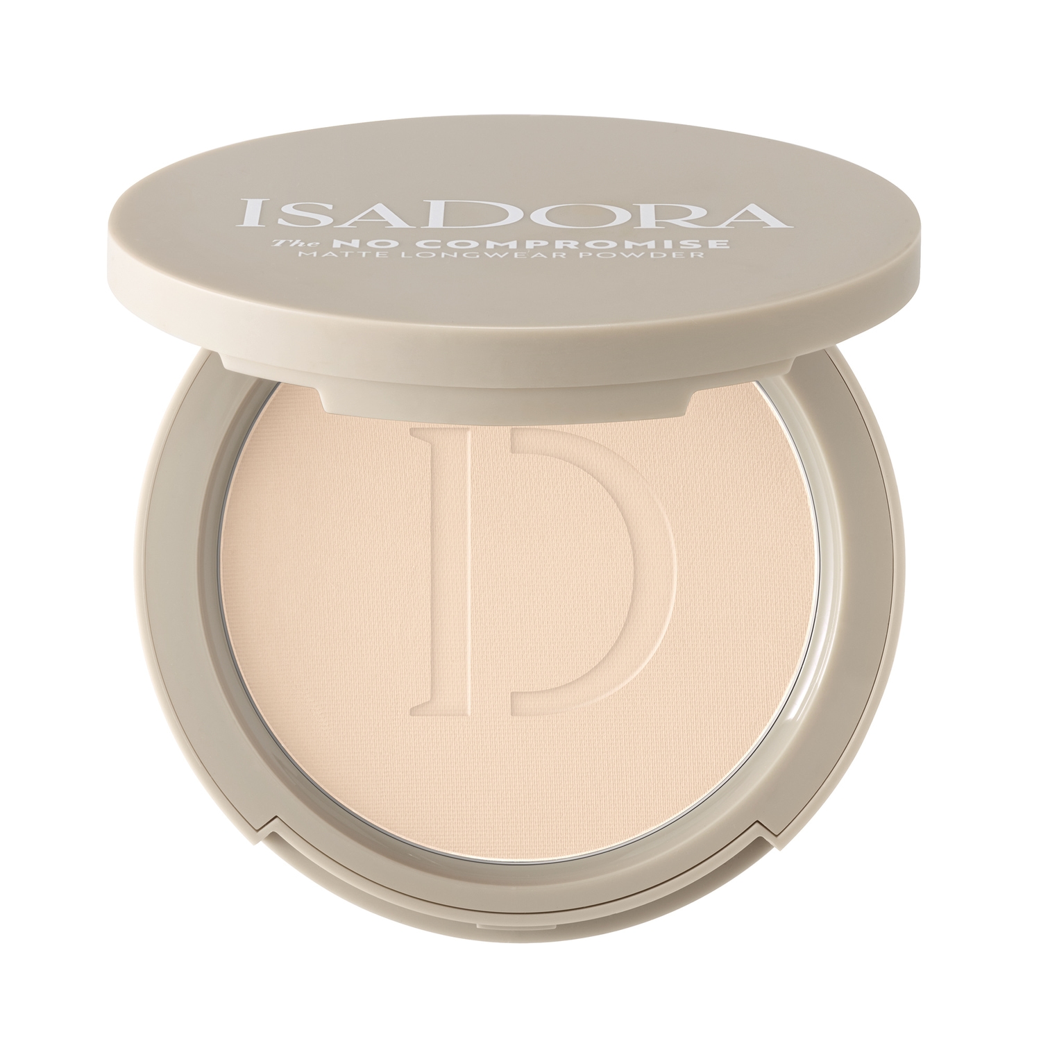 Alternativ bild 1 för IsaDora The No Compromise Matte Longwear Powder 60 Neutral Porcelain