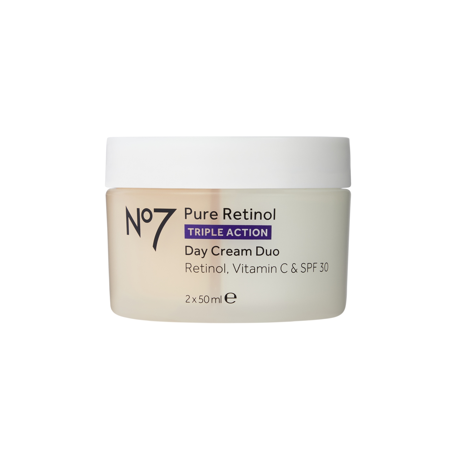 Alternativ bild 1 för No7 Pure Retinol Vitamin C Day Cream Duo SPF30 100 ml