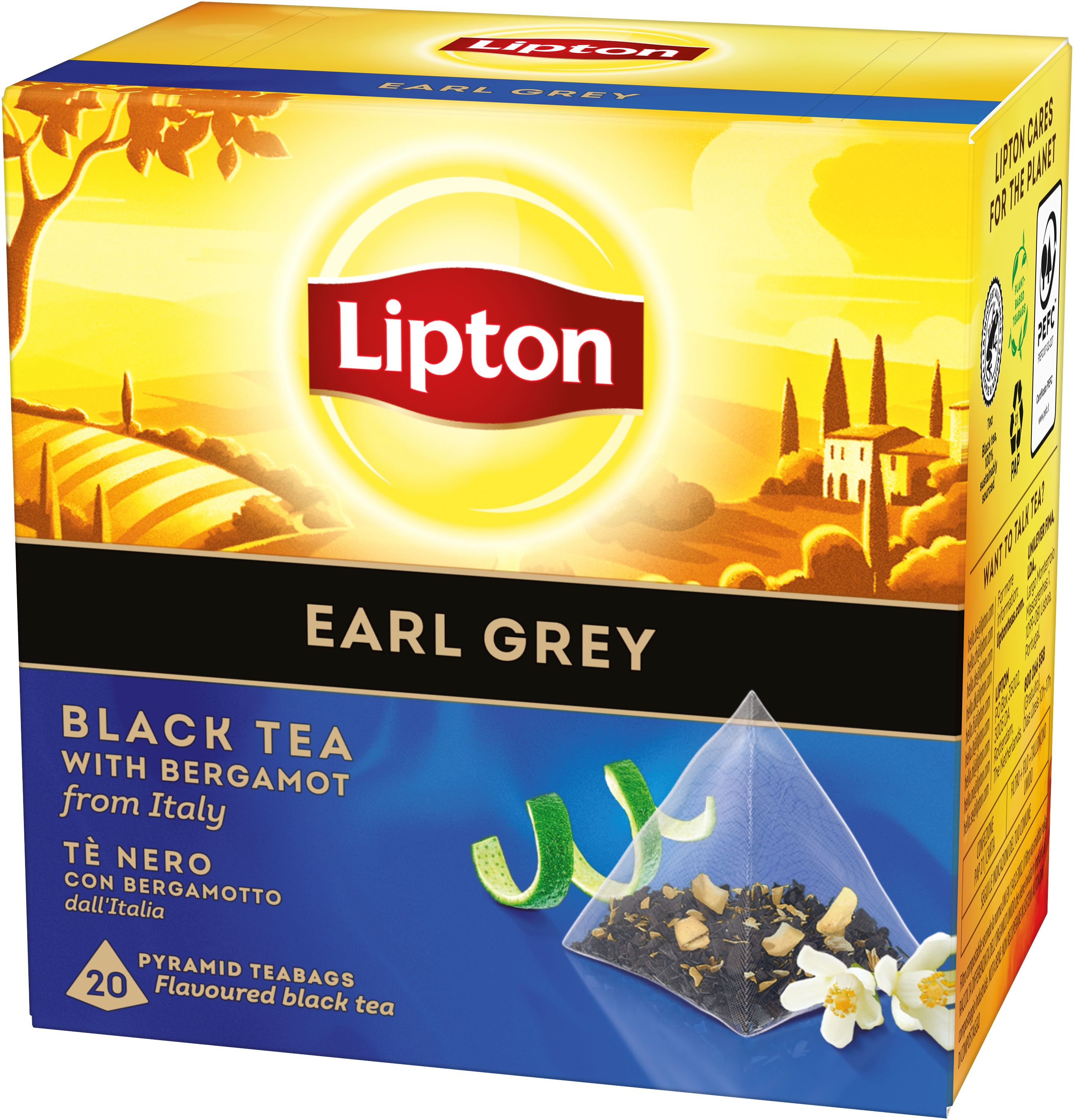 Lipton Svart Te Earl Grey 20 st