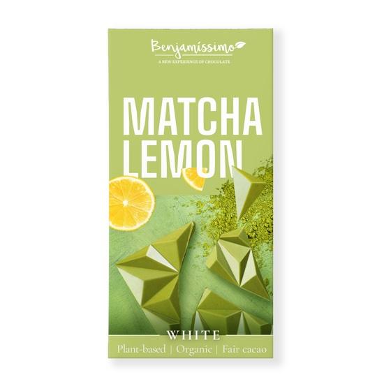 Benjamissimo Choklad Vit Matcha & Citron 60 g