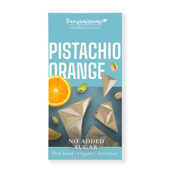 Benjamissimo Sockerfri Choklad Pistage & Apelsin 60 g