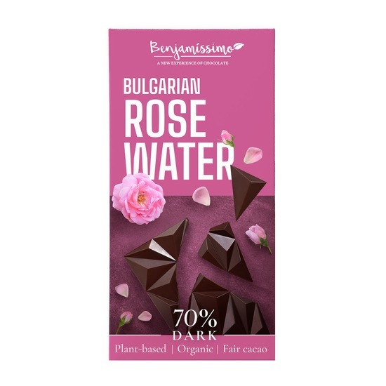 Benjamissimo Choklad Mörk 70% Bulgarisk Ros 60 g