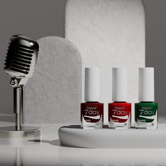 Depend 7day Hybrid Polish 7330 Red Diamond 5 ml