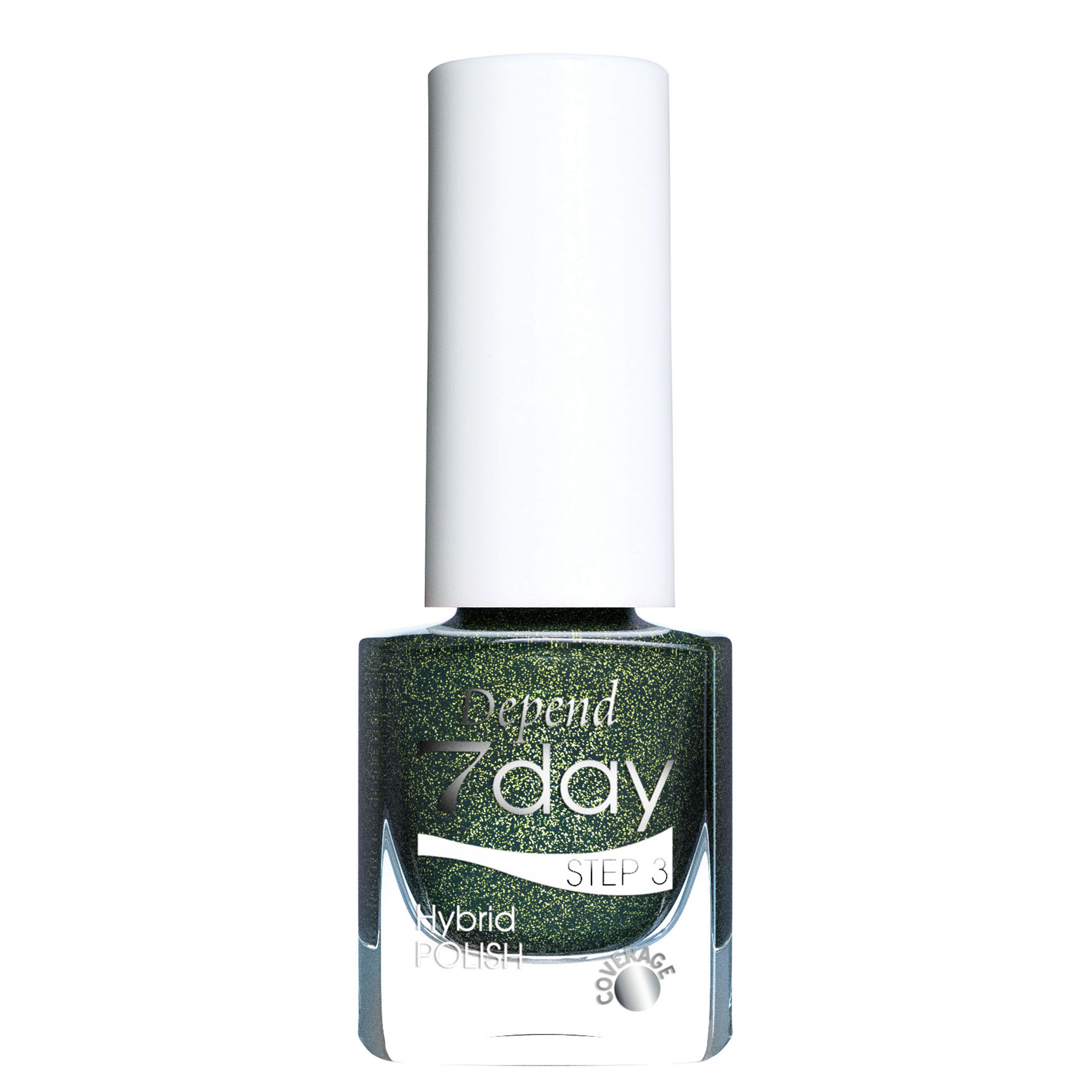 Depend 7day Hybrid Polish 7334 Sparkles Green 5 ml