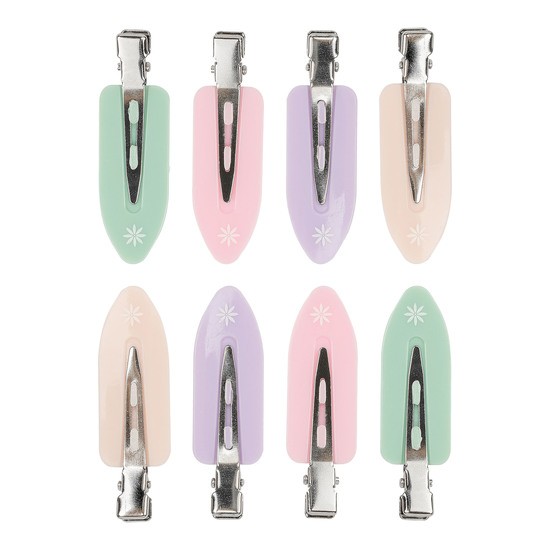 Brushworks Pastel No Crease Hair Clips 8 st