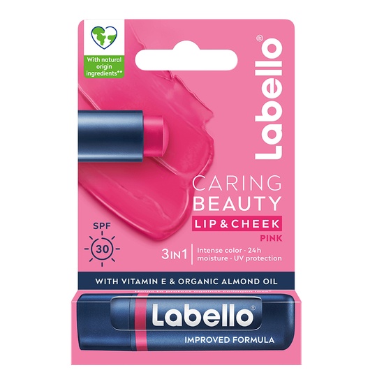 Labello Läppbalsam Caring Beauty Pink 4,8 g 