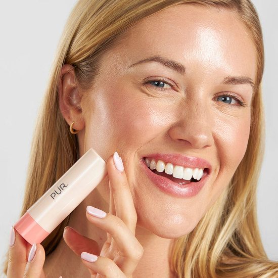 PÜR Silky Tint Creamy Multitasking Stick with Peptides Coral Cosmo 6 g