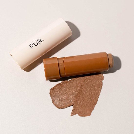 PÜR Silky Tint Creamy Multitasking Stick with Peptides Bronze Babe 6 g