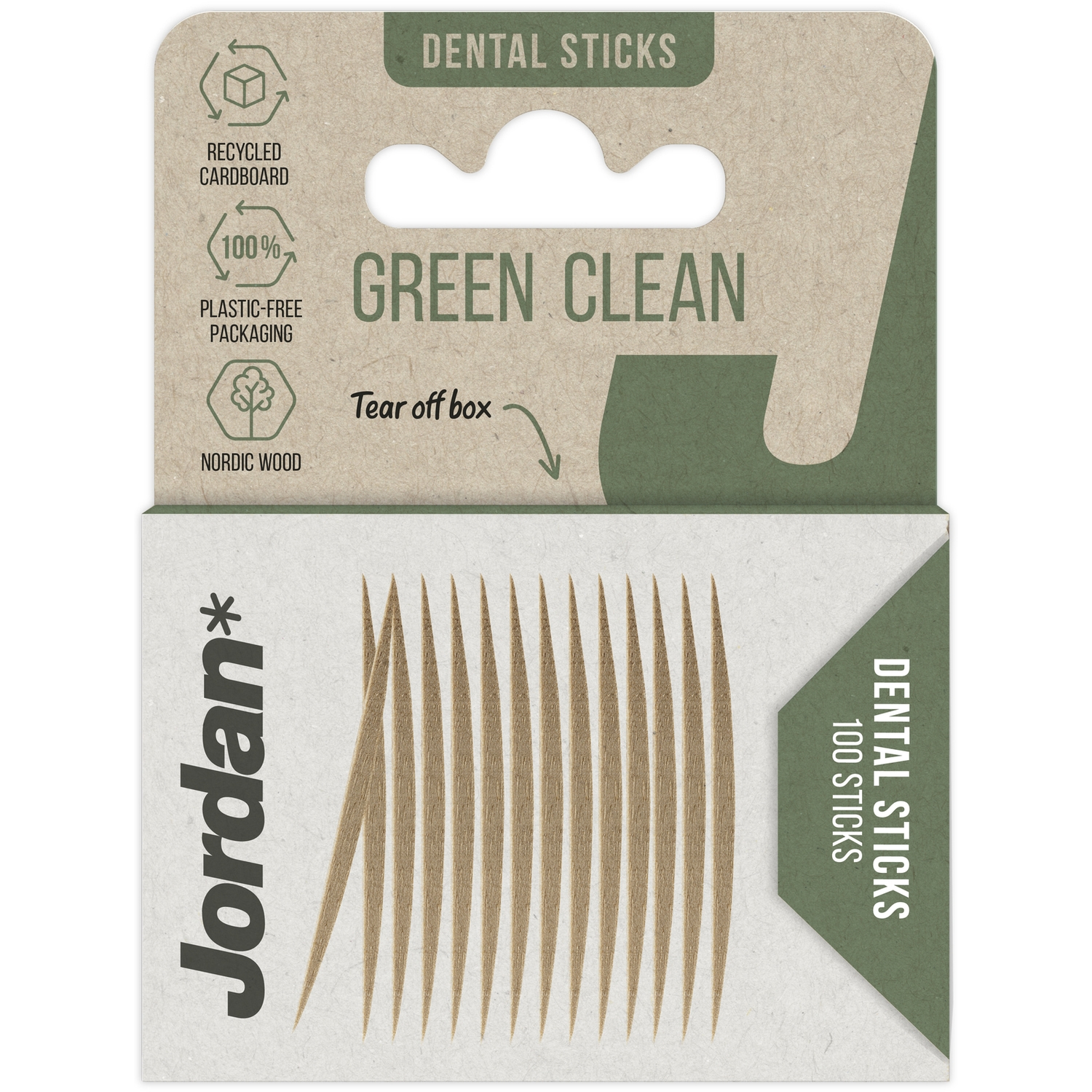 Alternativ bild 1 för Jordan Green Clean Dental Sticks