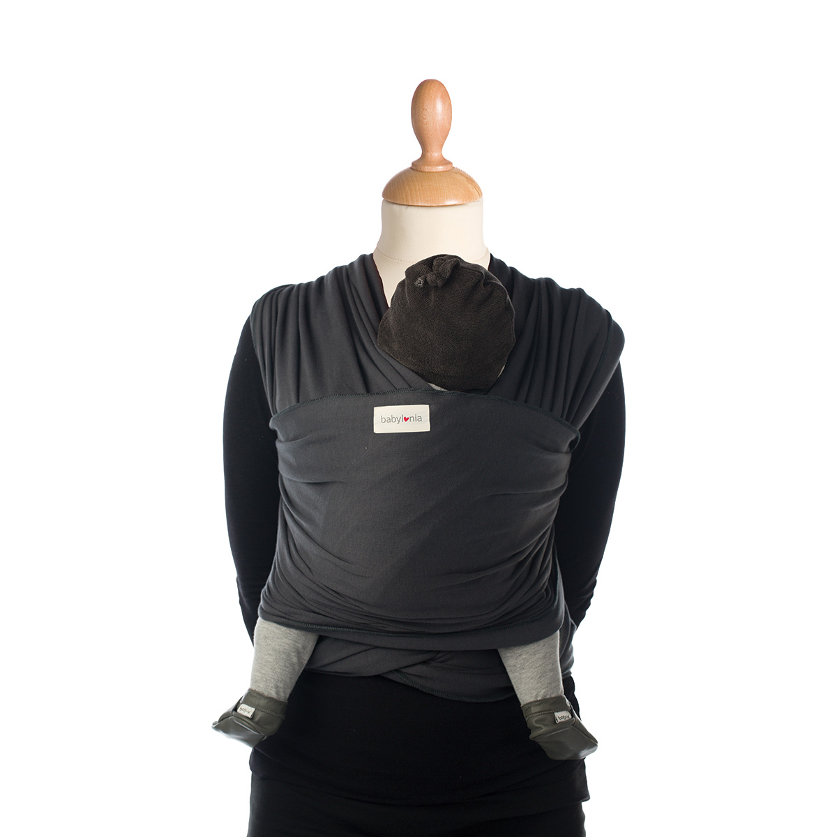 Babylonia Tricot-slen Eko Bärsjal Dark Grey