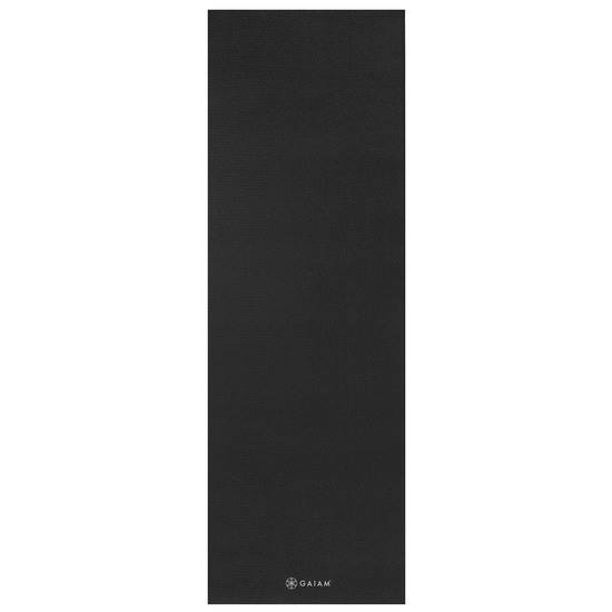 Gaiam Yoga Mat Black 6 mm