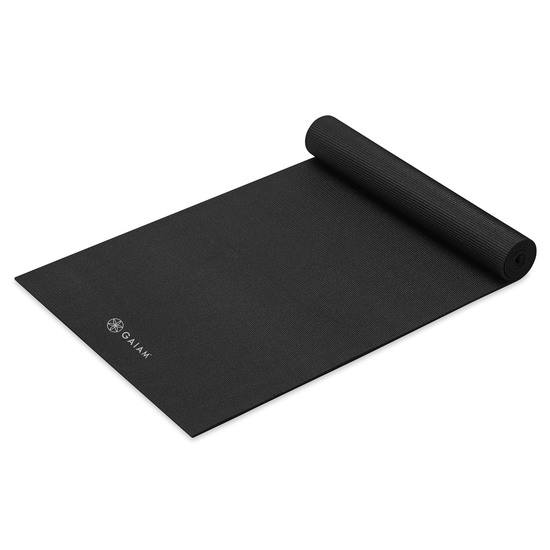 Gaiam Yoga Mat Black 6 mm