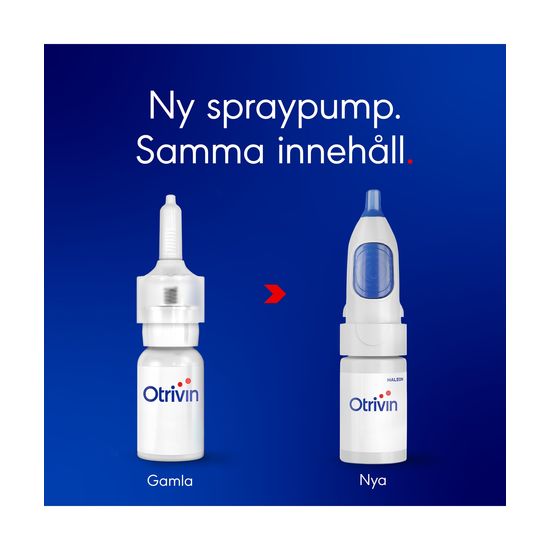 Otrivin utan konserveringsmedel nässpray 1mg/ml 10 ml
