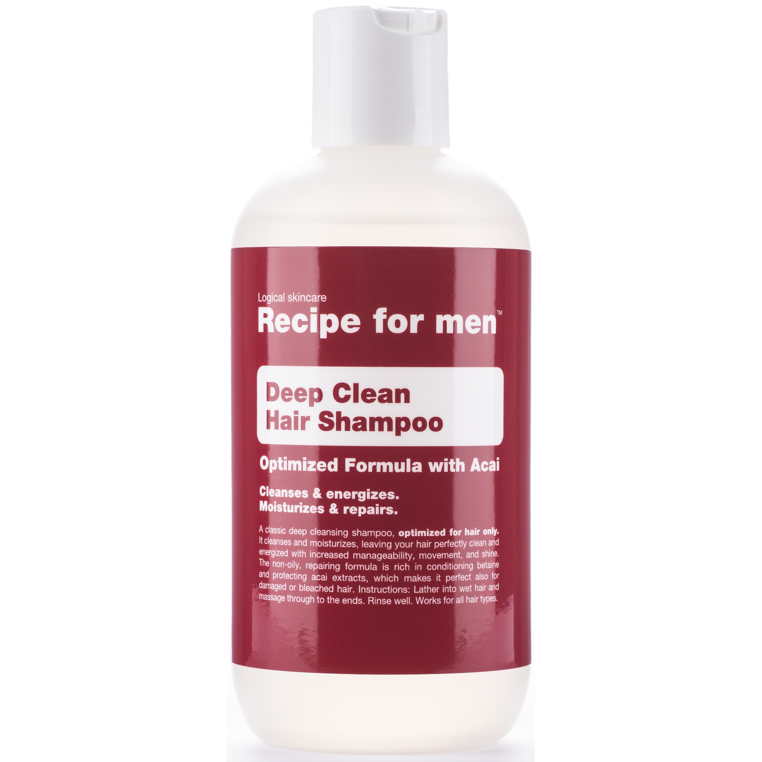 Alternativ bild 1 för Recipe for men Deep Cleansing shampoo