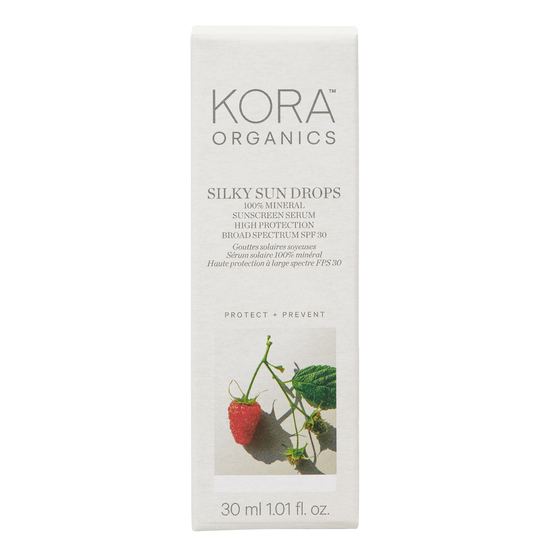 Kora Organics Silky Sun Drops 100% Mineral Sunscreen Serum SPF30 30 ml
