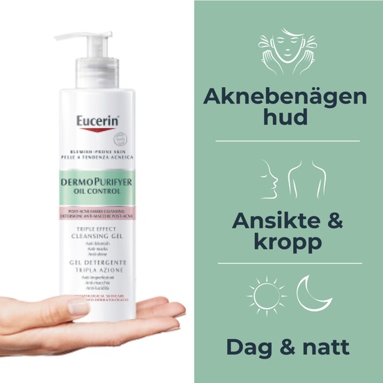 Eucerin DermoPurifyer Triple Effect Cleansing Gel 400 ml