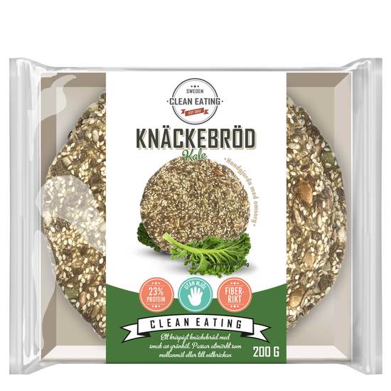 Clean Eating Knäckebröd Kale 200 g