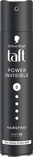 Schwarzkopf Taft Hairspray Power Invisible  Hold Level 5 250 ml