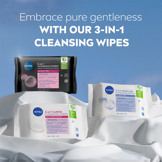 NIVEA MicellAIR Expert Makeup Remover Wipes 20 st