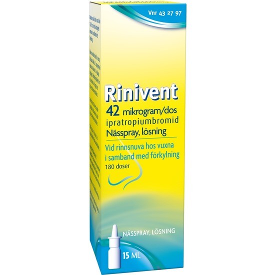Rinivent nässpray 42 ug/dos 180 doser