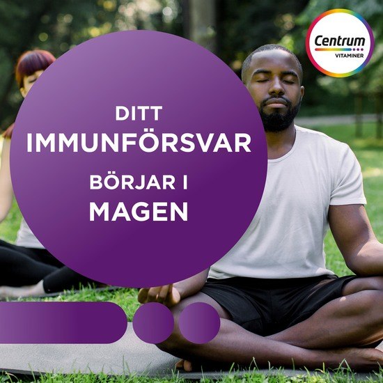 Centrum Immuno Multivitamin + Mjölksyrabakterier 60 tabletter