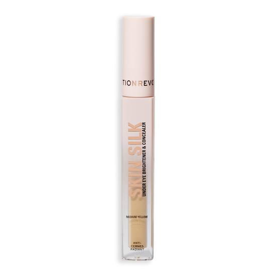 Revolution Skin Silk Radiant Serum Under Eye Brightener Medium Yellow 4 ml